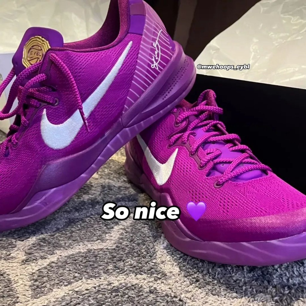 Nike,Kobe 8 Protro,EYBL,PE  骚气值拉满！新配色 Kobe 8 首次公开！